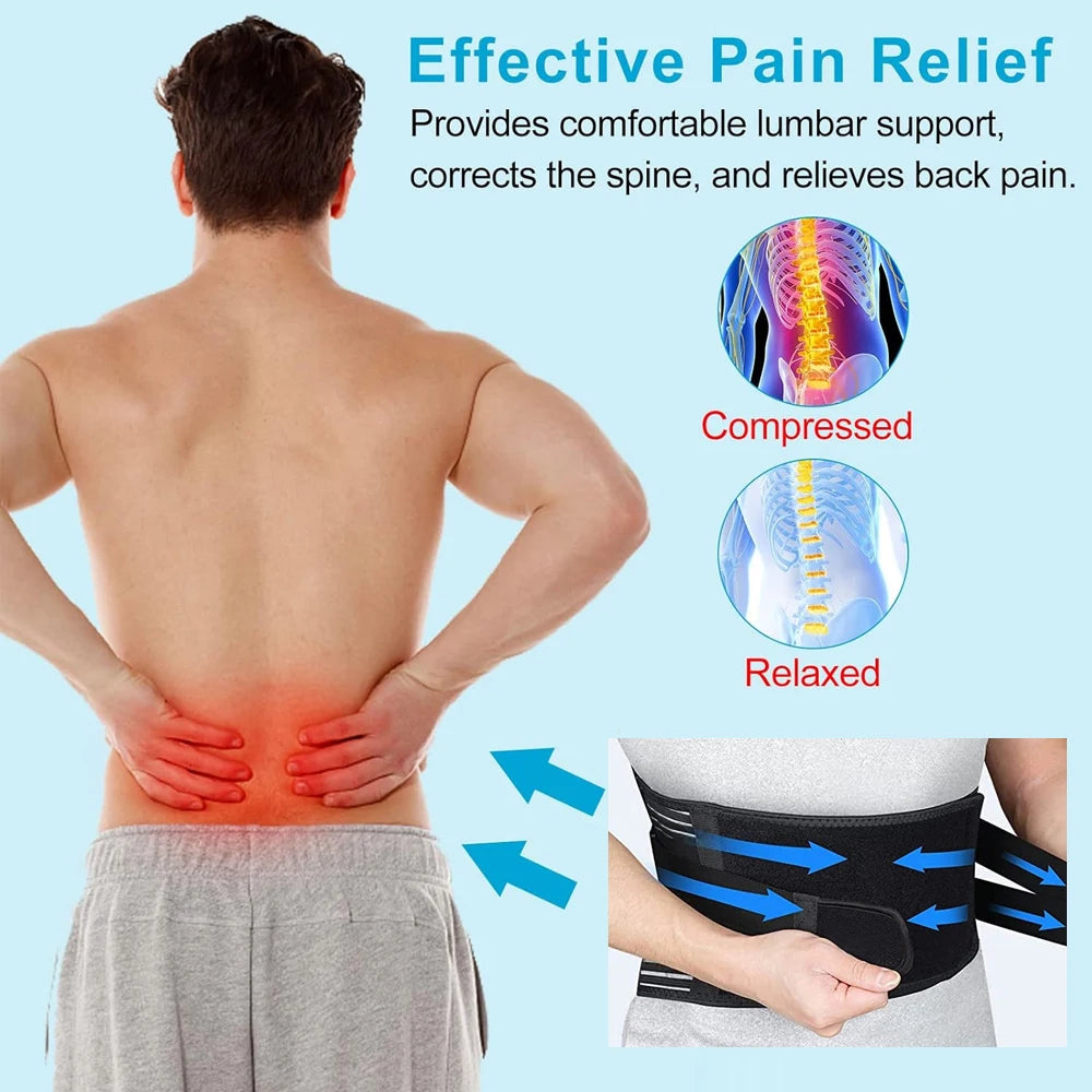 SpineGuard Pro – Lumbar Support & Pain Relief Belt