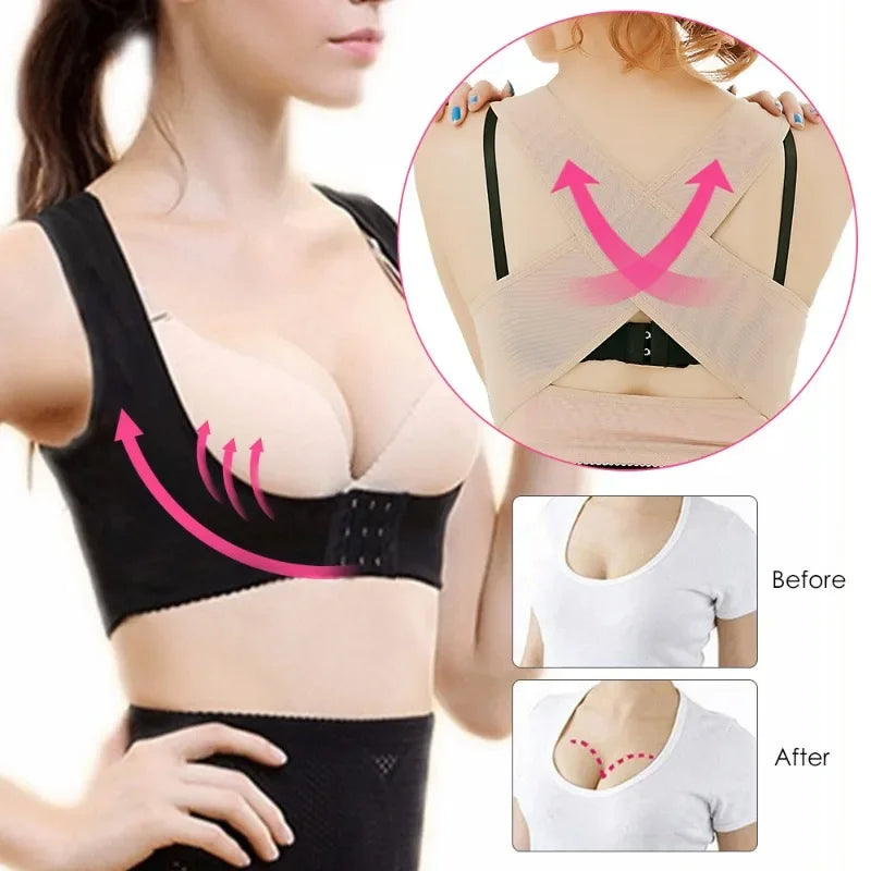 PostureLift Bra – Back Support & Chest Shaping Corset