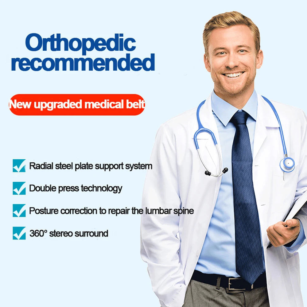 SpineGuard Pro – Lumbar Support & Pain Relief Belt