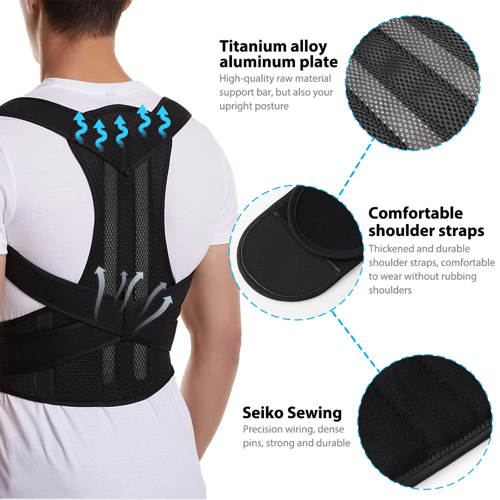 Posture Pro+ – Full Back Support Brace