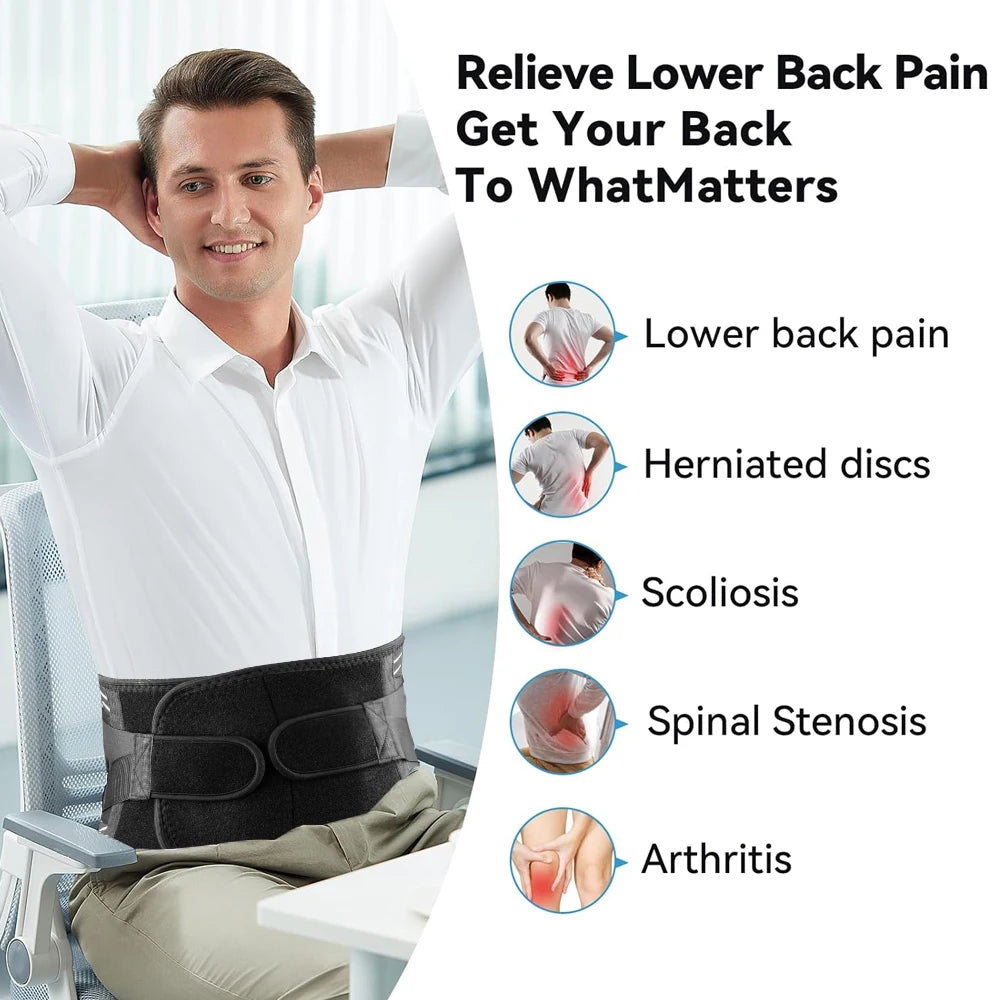 SpineGuard Pro – Lumbar Support & Pain Relief Belt