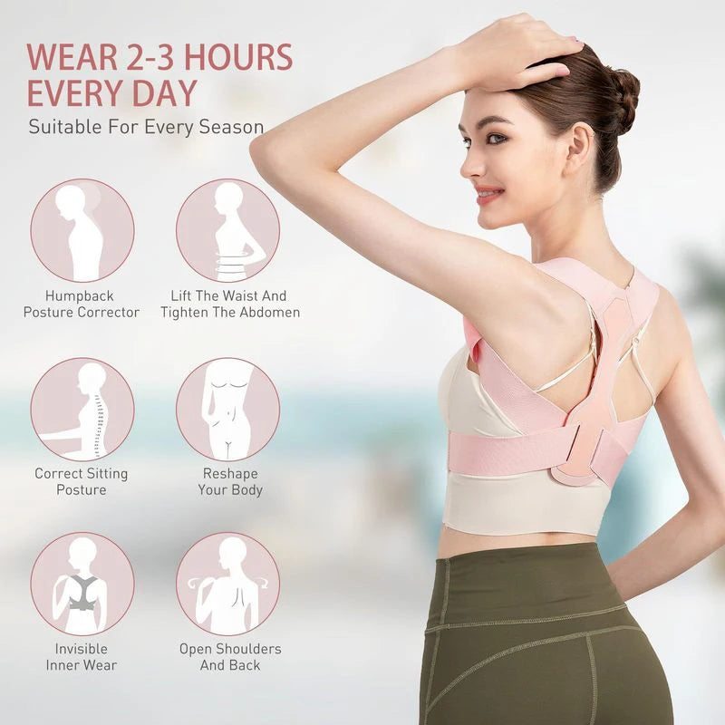 Posture Pro – Breathable Back Support Brace