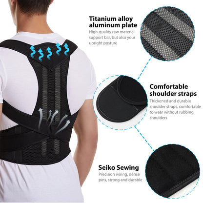 Posture Pro+ – Full Back Support Brace
